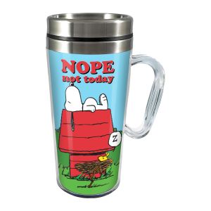 Insulated Snoopy Nope Not Today Travel Mug