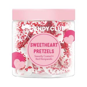 Candy Club Sweetheart Pretzels - 3 Ounce Jar