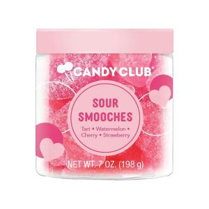 Candy Club Sour Smooches - 7 Ounce Jar