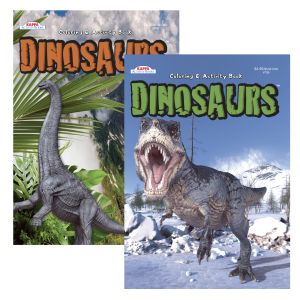 Coloring And Activity Books - Dinosaurs
