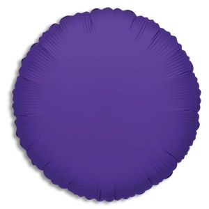 Solid Color Foil Balloon - Purple - Bagged