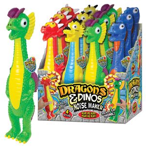 Dragons And Dino Noise Maker Display - Assorted
