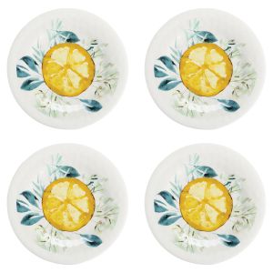 Melamine Appetizer Plates - Lemons