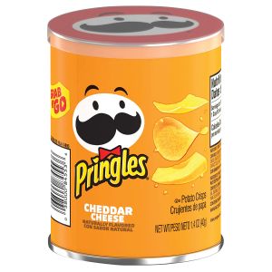 Pringles Cheddar Cheese Grab and Go Potato Crisps