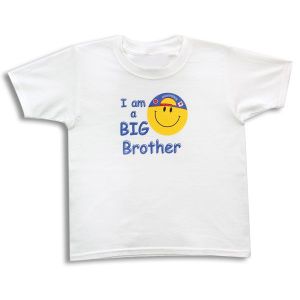 Big Brother Tee Smiley Face Shirt - Size 2 and 4