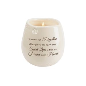 Memorial Ceramic Holder with Soy Candle - Forever in My Heart