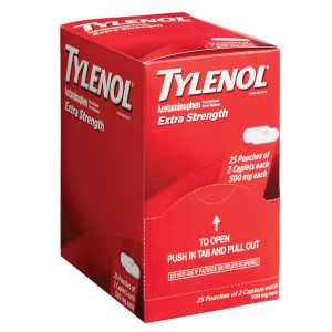Tylenol Extra Strength Gravity Fed Display Box - 25 Count