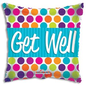 Get Well Dots Foil Balloon - Bagged