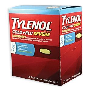 Tylenol Cold and Flu Severe Gravity Fed Display Box