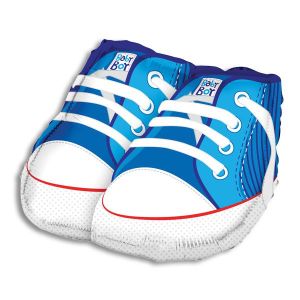Baby Boy Shoes Foil Balloon - Bagged