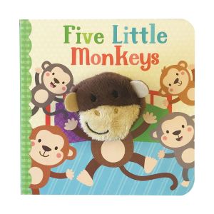 Finger Puppet Board Book - Fiver Little Monkeys