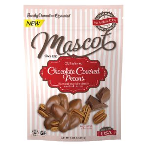 Mascot Snack Company Old Fashioned Chocolate Covered Pecans