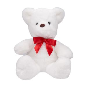 White Bear with Red Bow