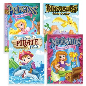 10½ INCH FOIL EMBOSSED COLOR & ACTIVITY BOOKS