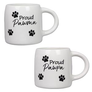 Ceramic Coffee Mugs - Dog Mom and Dog Father