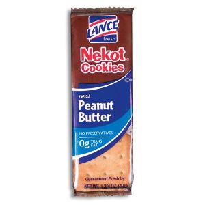 Lance Nekot Sandwich Cookies - Peanut Butter - 8ct Display Box