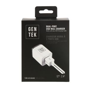 Gen Tek USB Dual Wall Charger