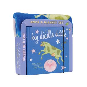 Baby Blanket & Book Gift Set - Hey Diddle Diddle