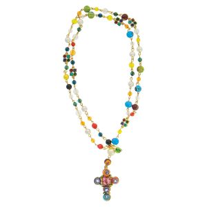 Beaded Prayer Rosary - Multi-Colored