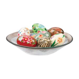 Hand-Painted Paper Mache Eggs