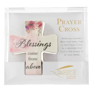 Ceramic Bible Verse Prayer Cross - Blessings