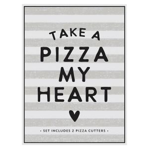 Take a Pizza My Heart Pizza Cutter Box Set
