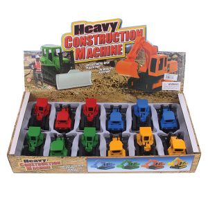 Die-Cast Pullback Heavy Construction Machine Earth Movers