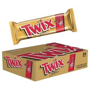 Twix Cookie Bars - King Size - 24ct Display Box