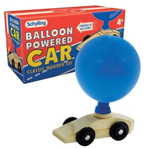 Balloon-Powered Car - Classic Wooden Toy