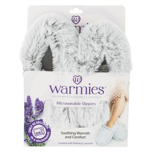 Warmies Soothing Microwavable Slippers - Relaxing Lavender