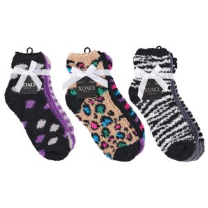 3-Pair XOXO Cozy Women's Socks