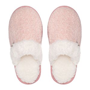 Women's Chenille Slippers - Pink - Medium