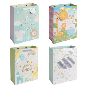 Baby Large Gift Bags - Over The Rainbow