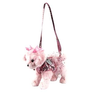 Animal Fashion Purse - Pink Maltese