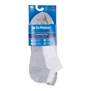 Men's Compression Ankle Socks - White