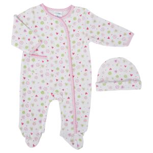 2-Piece Ultra-Soft Sleeper with Hat - Girl