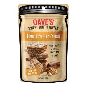 Dave's Sweet Tooth Gourmet Soft Toffee - Peanut Butter Crunch
