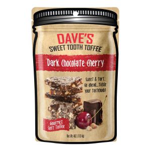 Dave's Sweet Tooth Gourmet Soft Toffee - Dark Chocolate Cherry