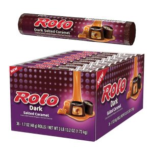 Rolo Dark Salted Chewy Caramels - 36ct Display Box