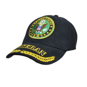 Licensed Embroidered Ball Cap - US Army Veteran