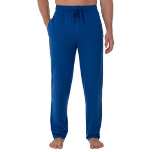 Fruit of the Loom Men's Blue Knit Lounge Pants - Medium