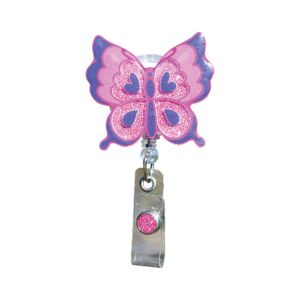 Glitterific Badge Reel - Butterfly