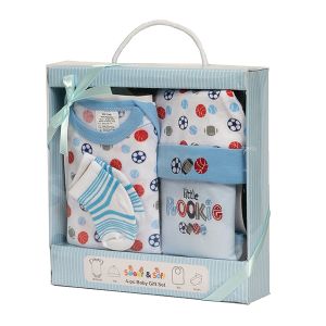 4-Piece Baby Boy Gift Box Set