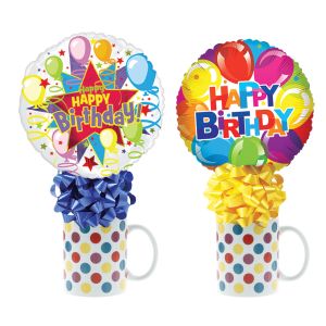 Birthday Polka Dot Mug Kelliloons - Hard Candy