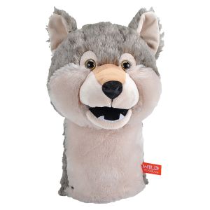 10-Inch Plush Puppet With Real Wildlife Sounds - Wolf