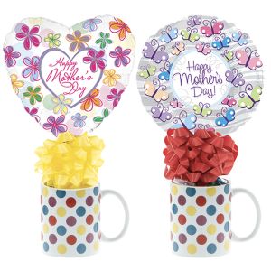 Mother's Day Polka Dot Mug Kelliloons - Hard Candy