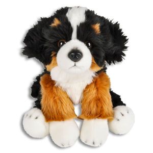 Lifelike Plush Puppy - Bernese Mountain Dog
