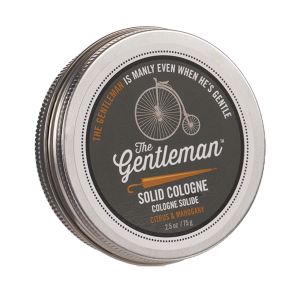 Gentleman Solid Cologne Tin - Citrus Mahogany
