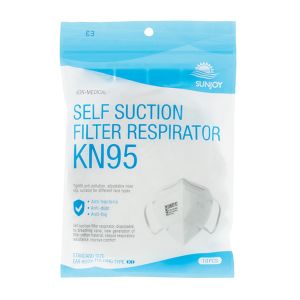 KN95 Self Suction Filter Respirator Masks - 10 Ct