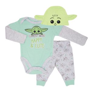 3-Piece Baby Clothing Set - Baby Yoda